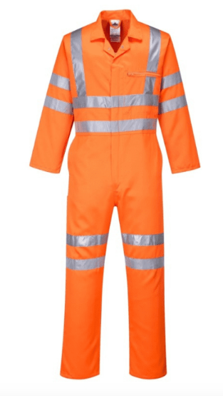 Industrial Coverall with Reflective Tapes